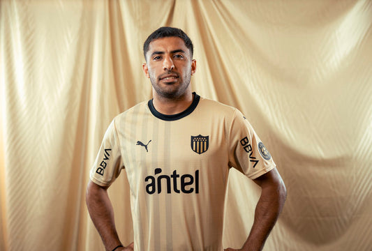 Camiseta Alternativa Peñarol 2025 Dorada