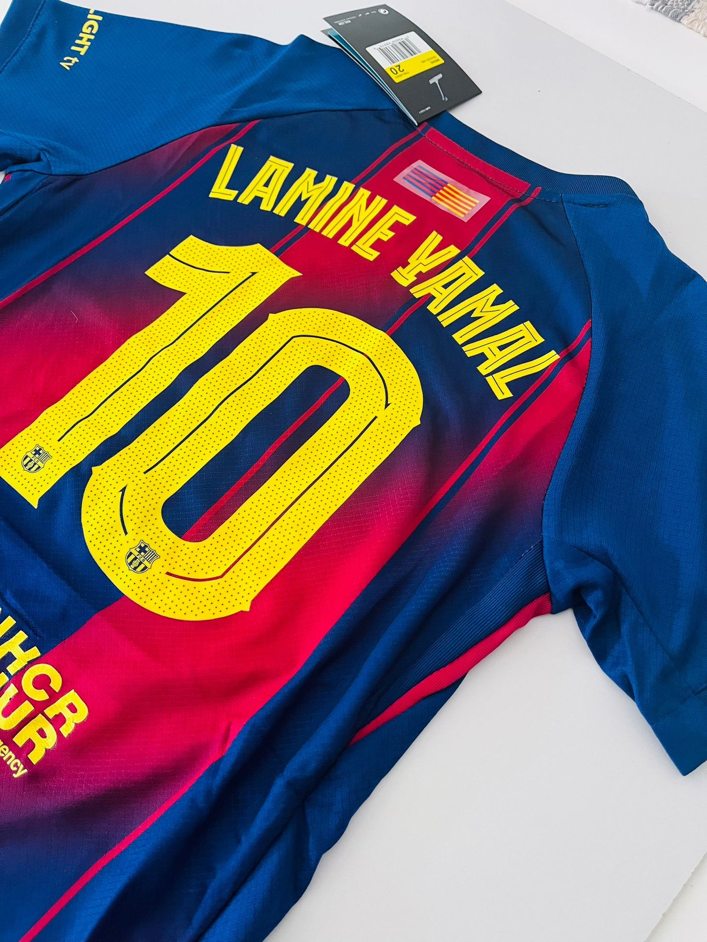 Conjunto Niños Barcelona Lamine Yamal Nro 10