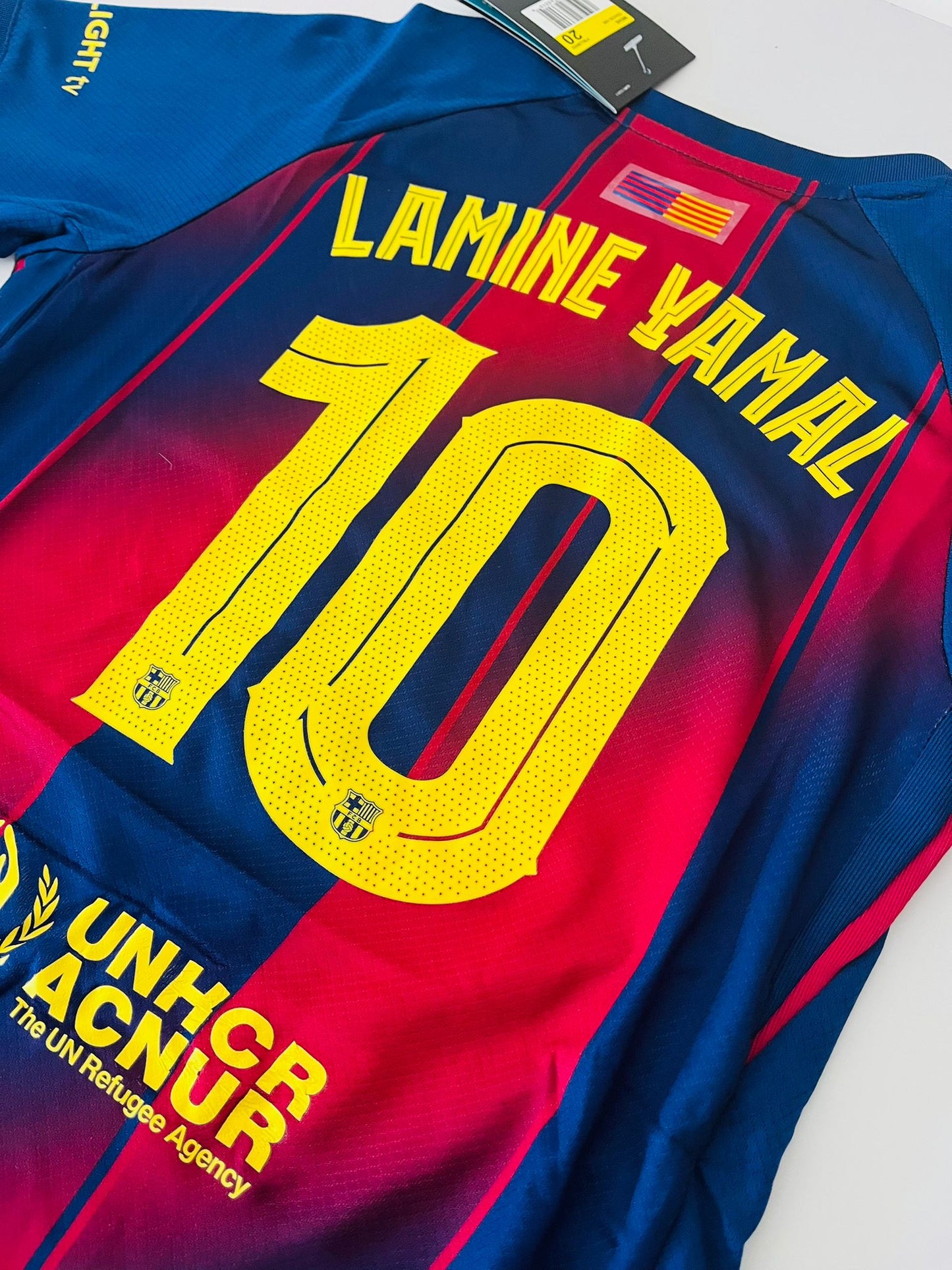Conjunto Niños Barcelona Lamine Yamal Nro 10
