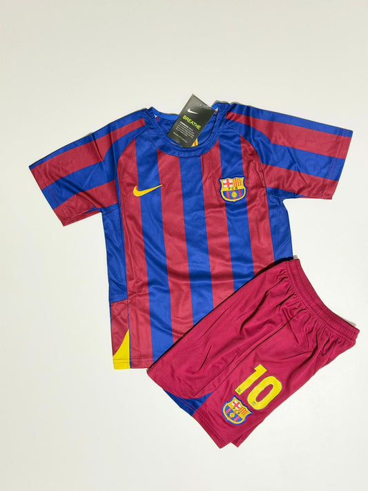Conjunto Niños Ronaldinho Barcelona