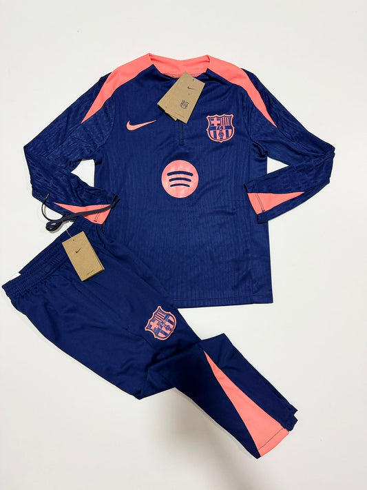 Conjunto Niños Largo Barcelona Alternativo Negro Rosa