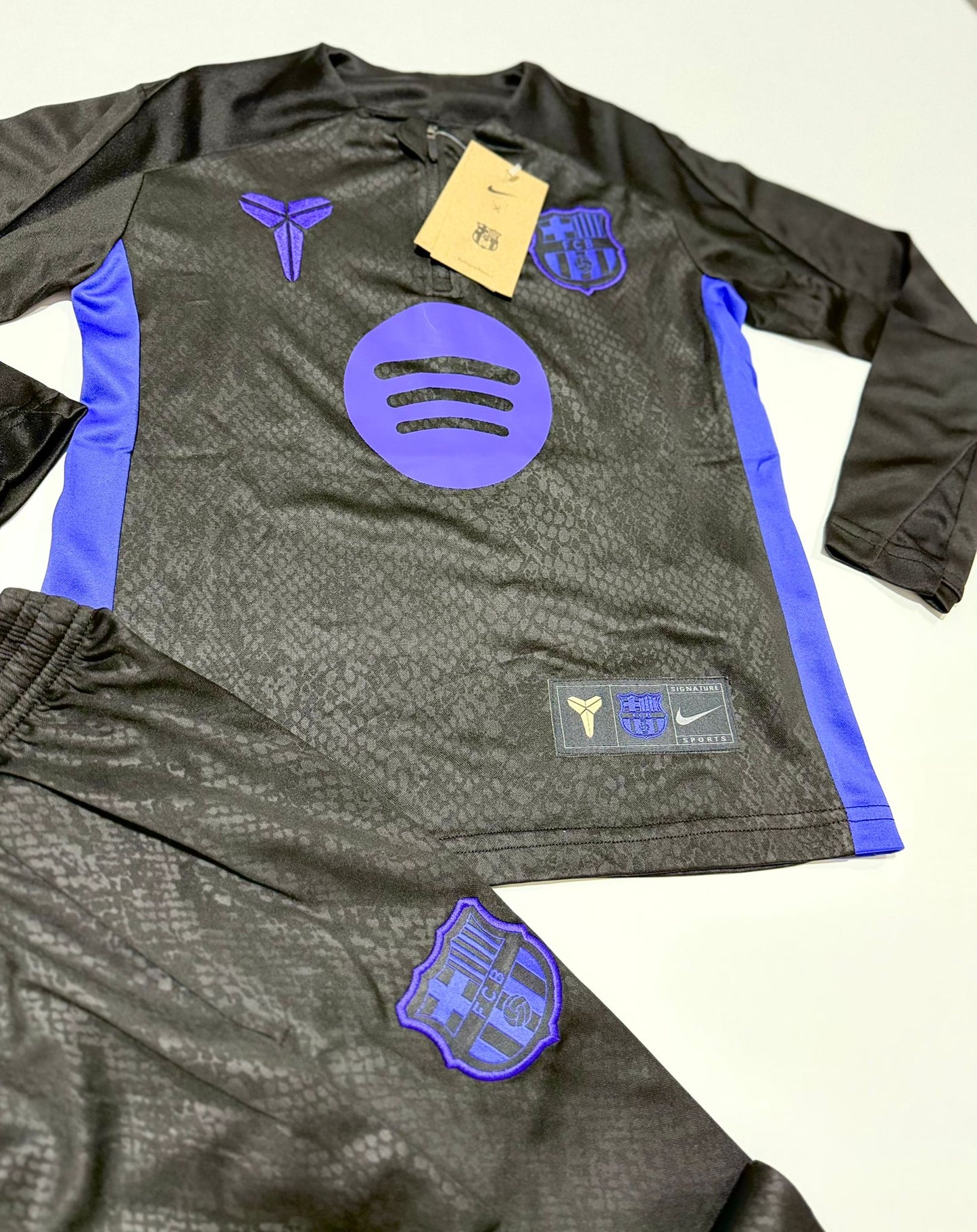 Conjunto Niños Largo Barcelona Alternativo Negro